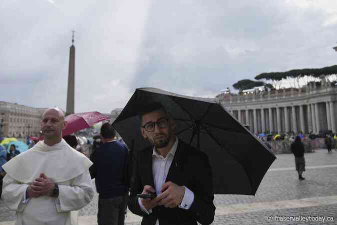 No new pope elected yet after black smoke pours out of Sistine Chapel’s chimney
