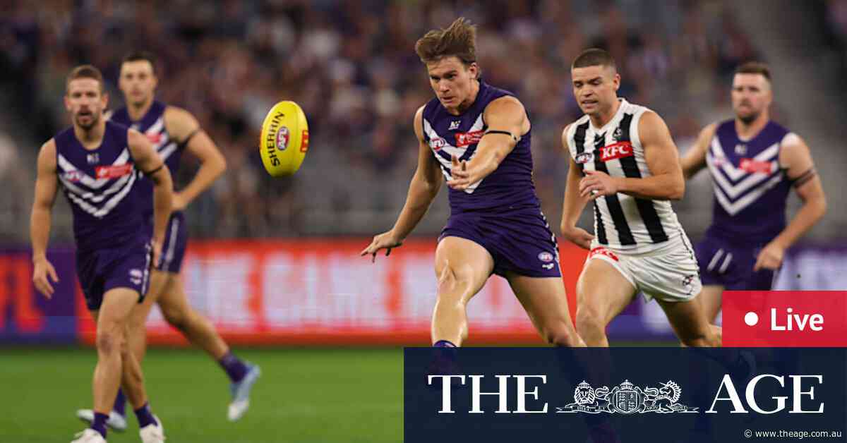 AFL live updates: Freo jump undermanned Pies early in Thursday night clash