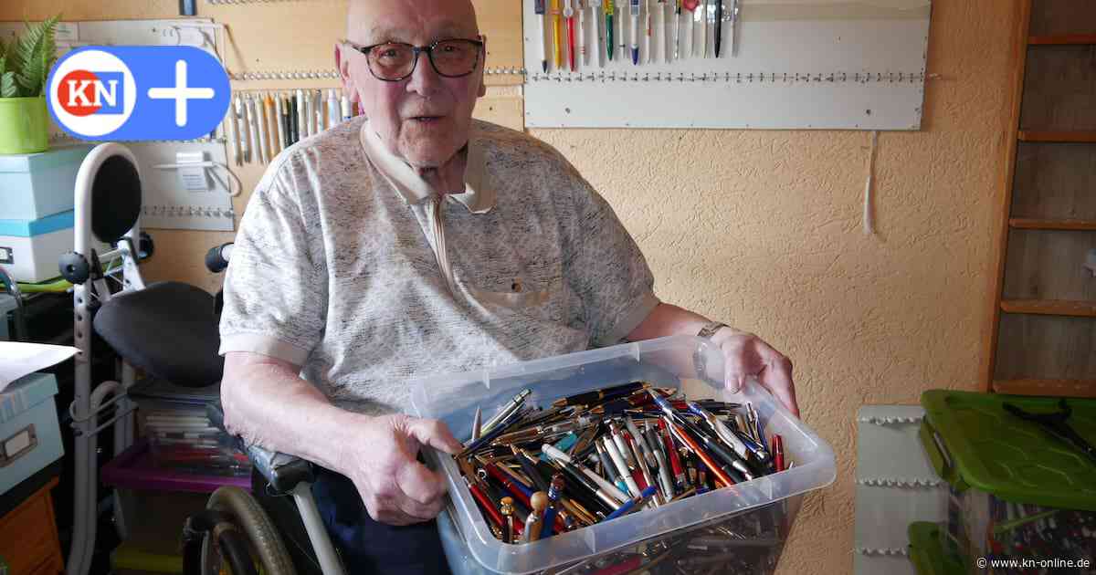 33.000 Kugelschreiber: Wahlstedter hat immer ein Schreibgerät parat