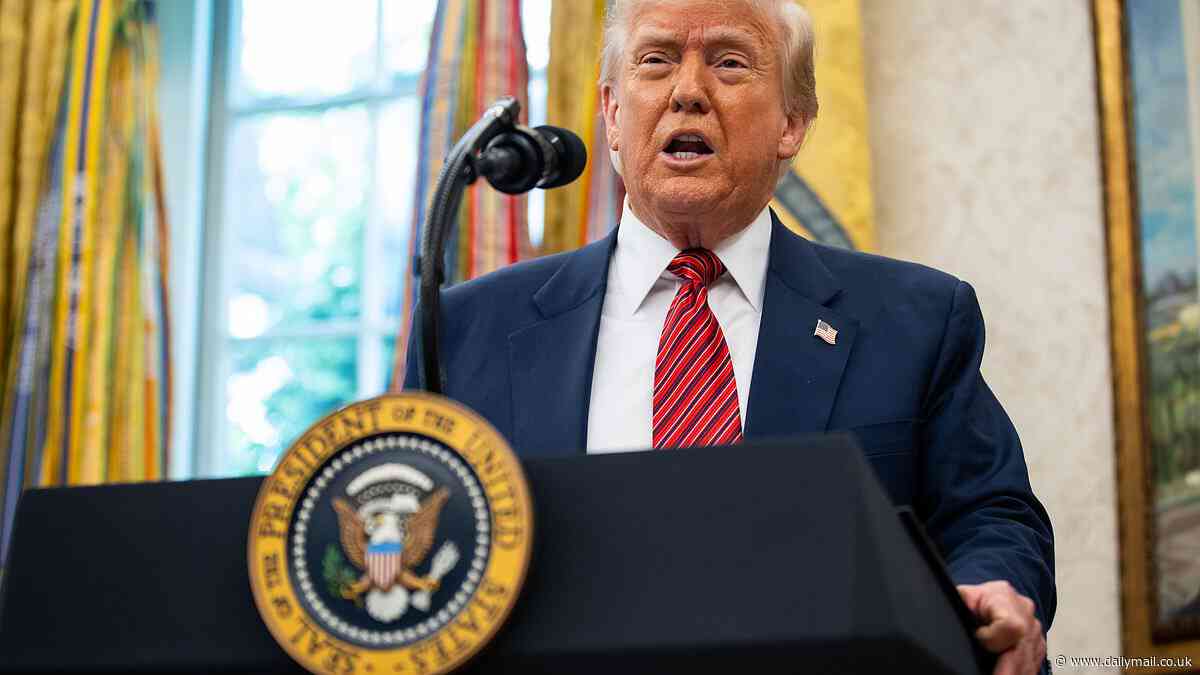 Trump reveals first big trade deal is with the UK
