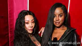 Sugababes' Keisha Buchanan, Mutya Buena and Siobhán Donaghy join fellow singer Macy Gray at Usher's star-studded final tour show at the O2