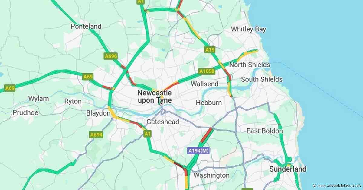 Newcastle travel LIVE: A189 lane closure at Cramlington after crash