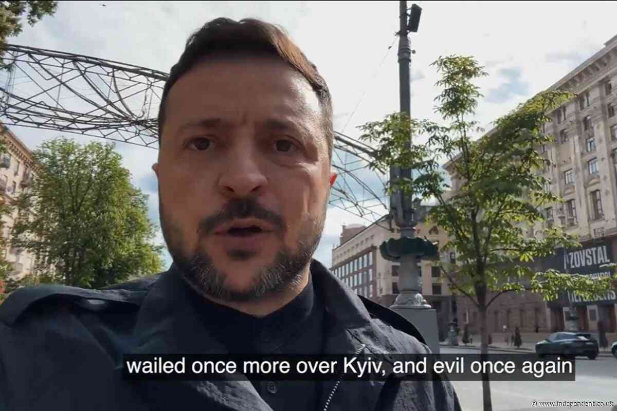 Ukraine-Russia war latest: Zelensky hits out at Putin’s Moscow ‘Victory Day’ parade as ‘bile and lies’
