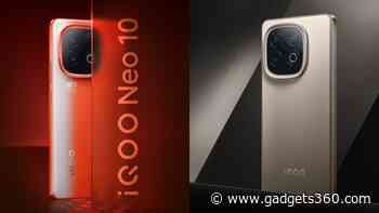 iQOO Neo 10 India Launch Date Set For May 26; Confirmed to Get Snapdragon 8s Gen 4 SoC