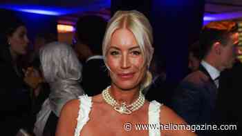 Denise van Outen channels royalty in pearl choker and chic mini dress for glamorous night out
