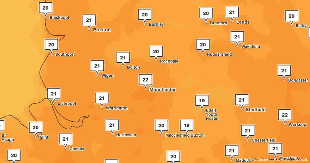 Met Office latest as Greater Manchester set for another warm weekend