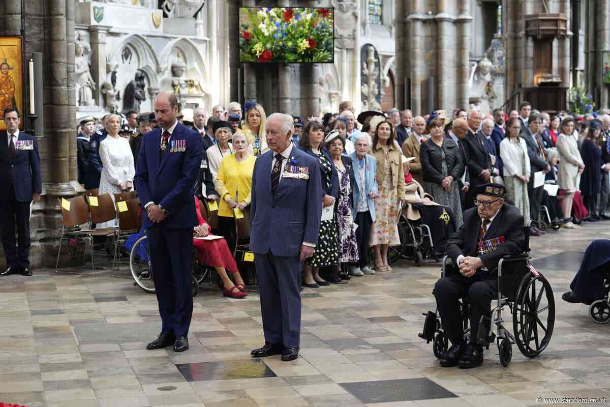 King leads the nation at service to mark VE Day