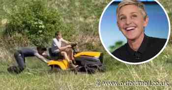 Embarrassed Ellen DeGeneres left stranded in garden of Cotswolds mansion