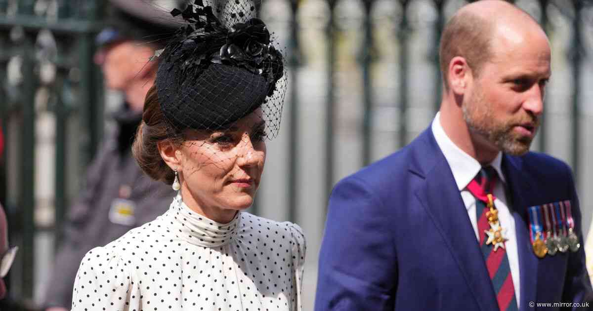 Kate Middleton recycles polka dot dress for VE Day service with nod to Princess Diana