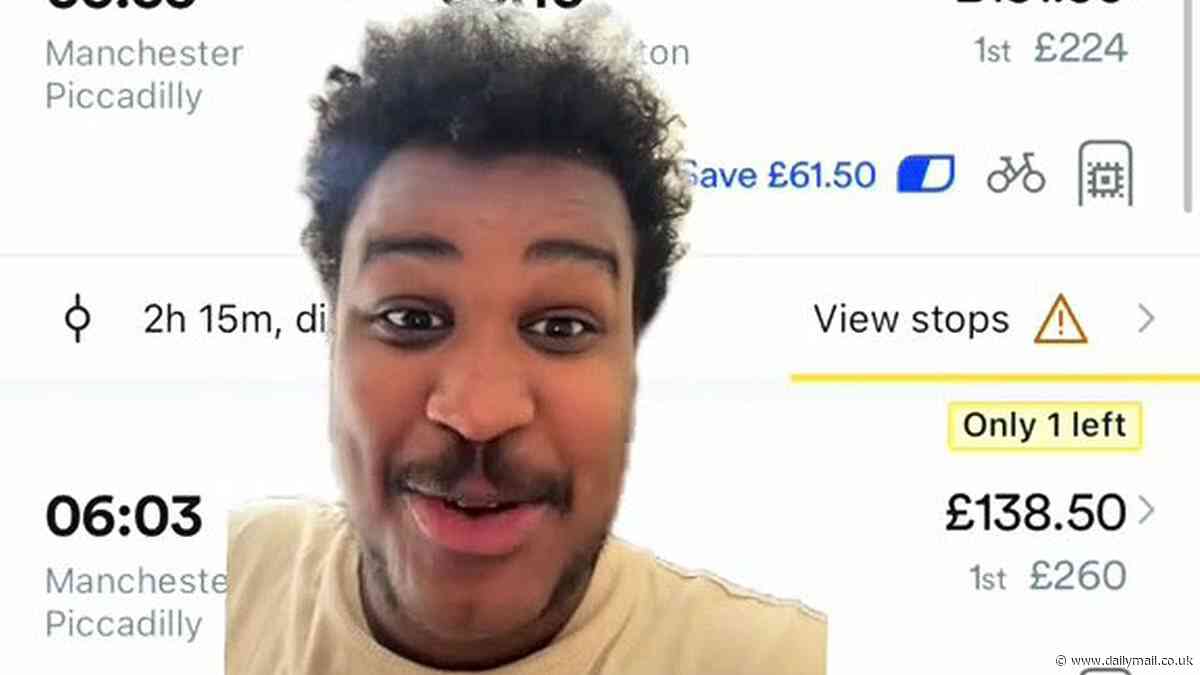 Frustrated passenger saved £70 on a train trip from Manchester to London by flying via Iceland instead