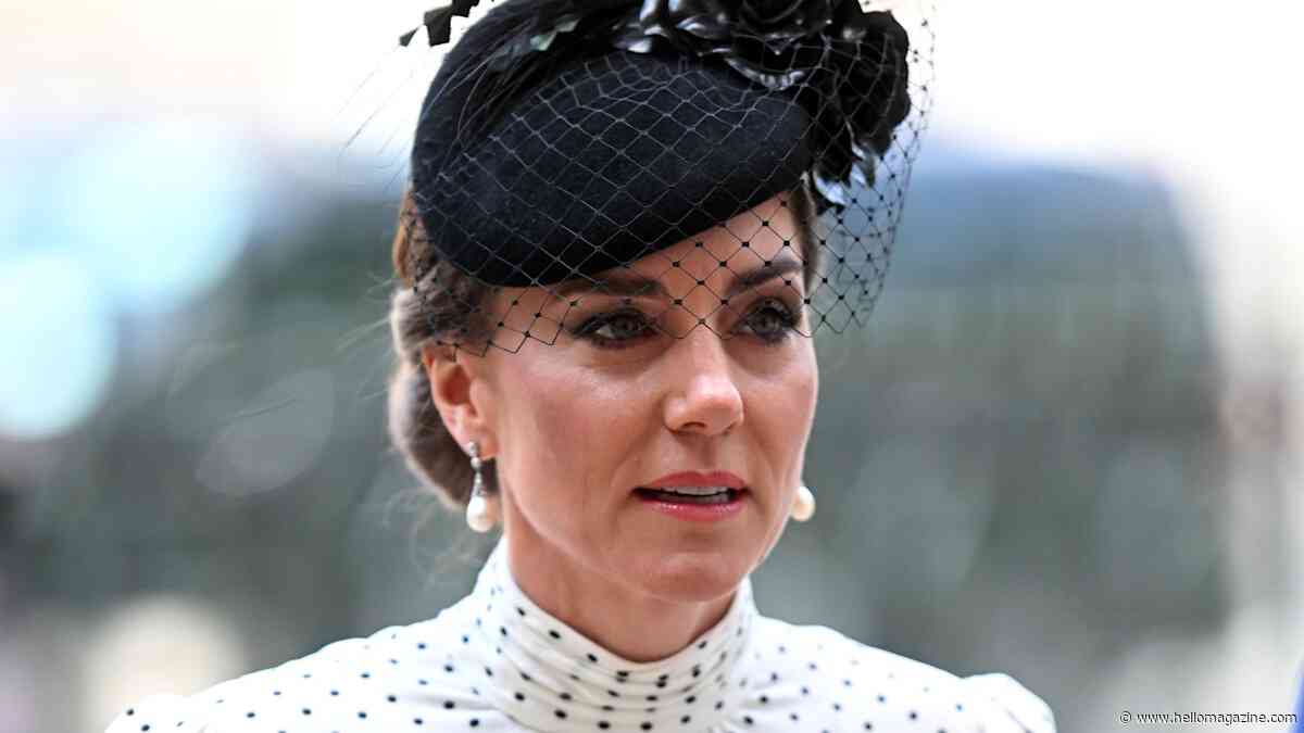 Princess Kate caught adjusting divisive white dress during VE Day Service
