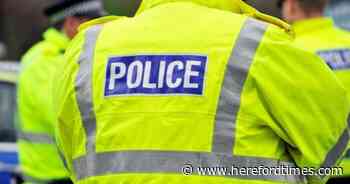 Emergency services called after motorbike and car crash on Herefordshire road