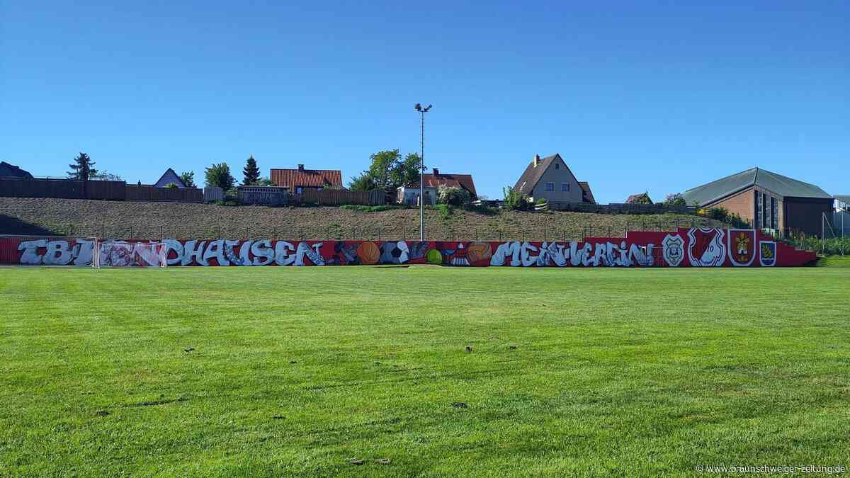 Sportplatz in Wendhausen: Wer steckt hinter dem XXL-Graffiti?