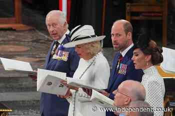 VE Day - live: Royals attend service for 80th anniversary where bishop warns ‘good is under threat again’
