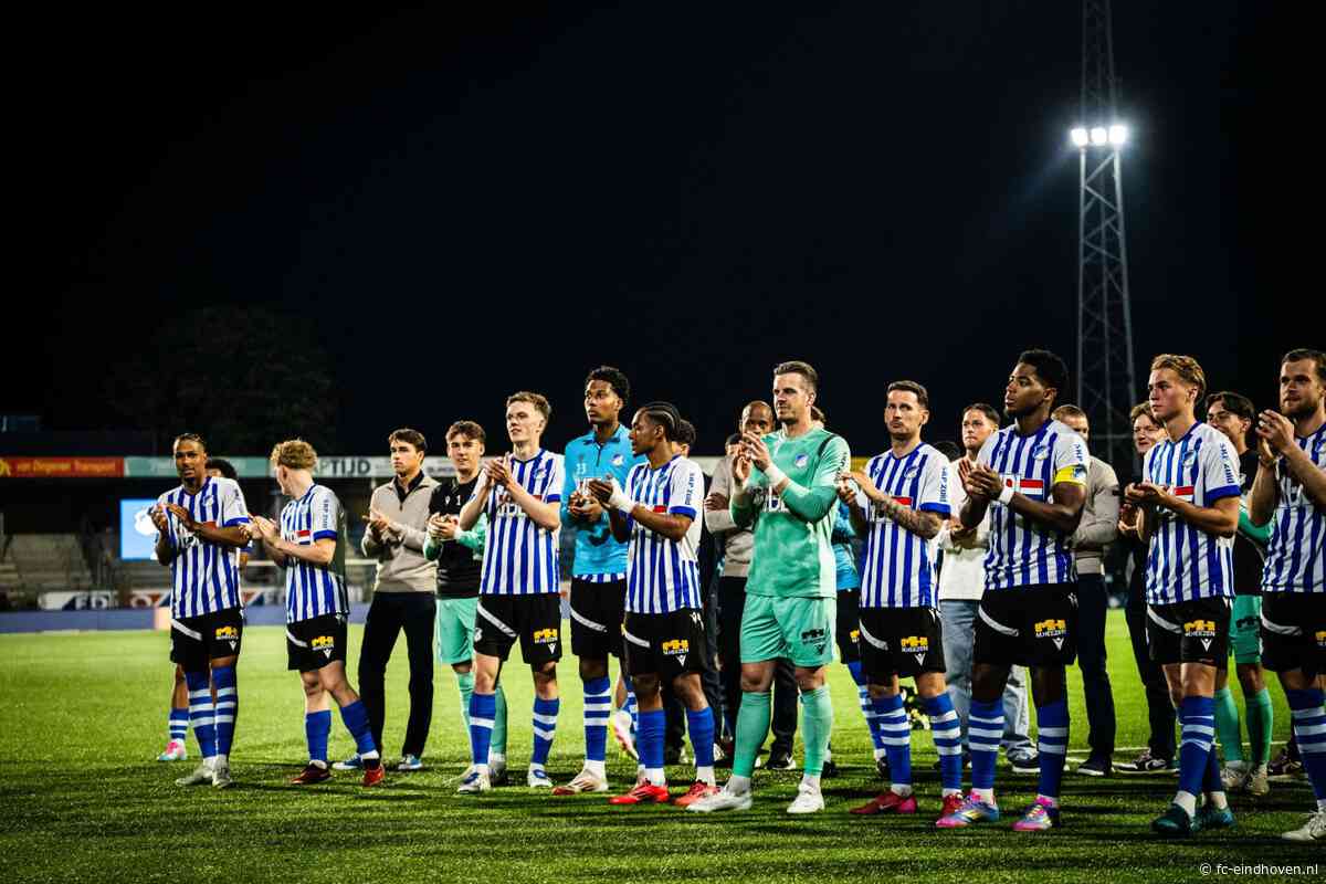 FC Eindhoven maakt zich klaar voor het laatste fluitsignaal