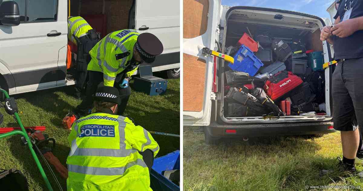 Six people arrested after tools worth £150k seized from Romford boot sale