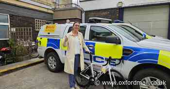 Cyclist 'delighted' as police return stolen bike after operation