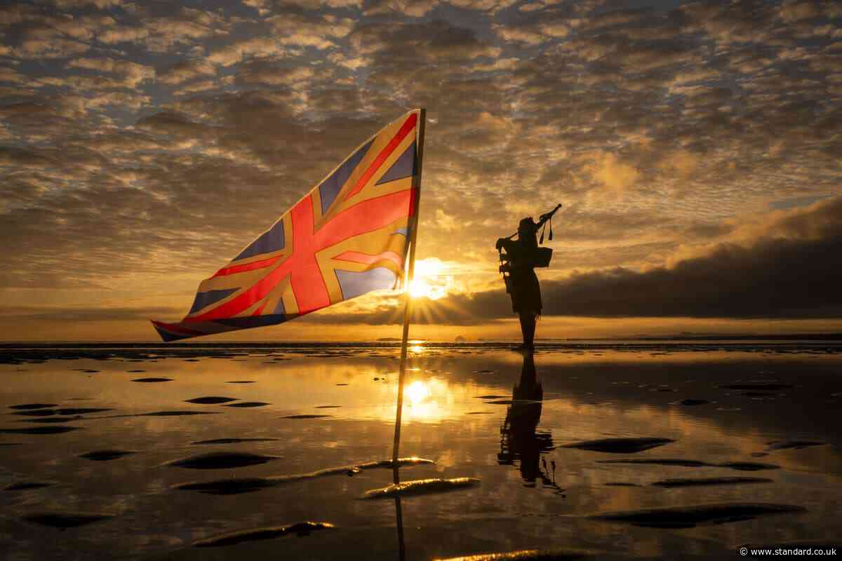 Nation falls silent on anniversary of VE Day to honour those who ‘gave so much’