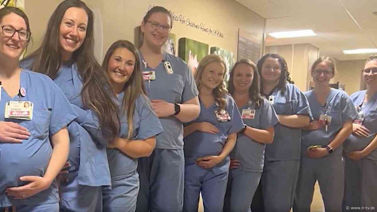 Babyboom in Wisconsin: 14 Hebammen auf Geburtsstation gleichzeitig schwanger