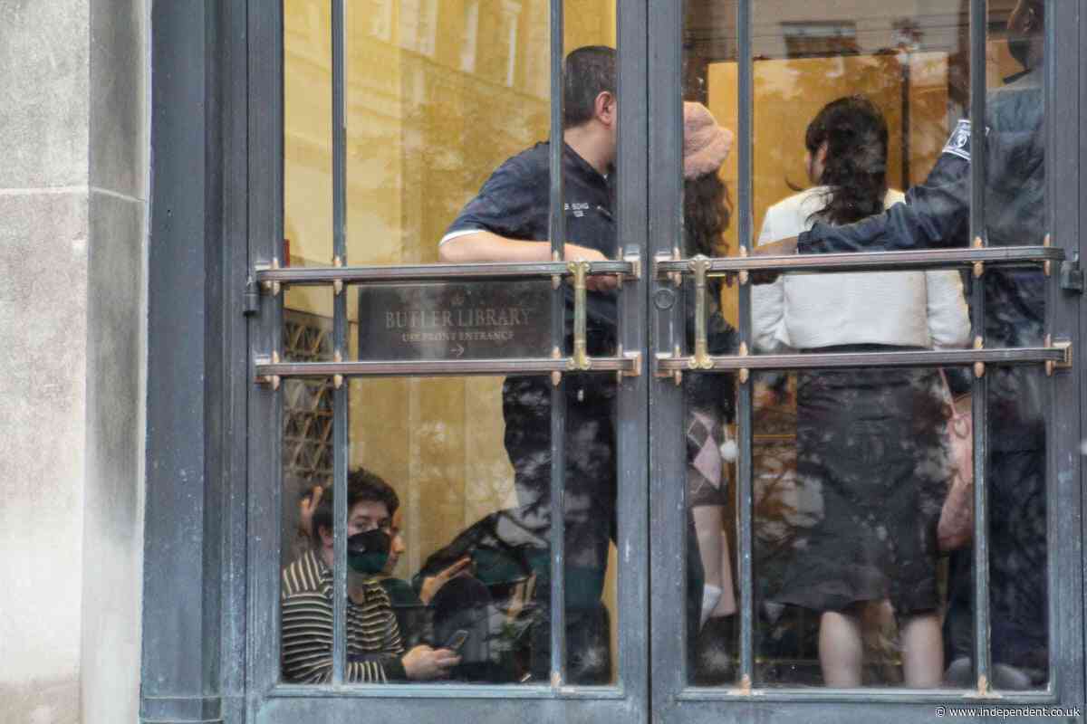 NYPD riot police arrest over 70 Pro-Palestine protesters occupying Columbia library