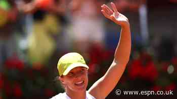 Swiatek back on track in Rome after Madrid rout