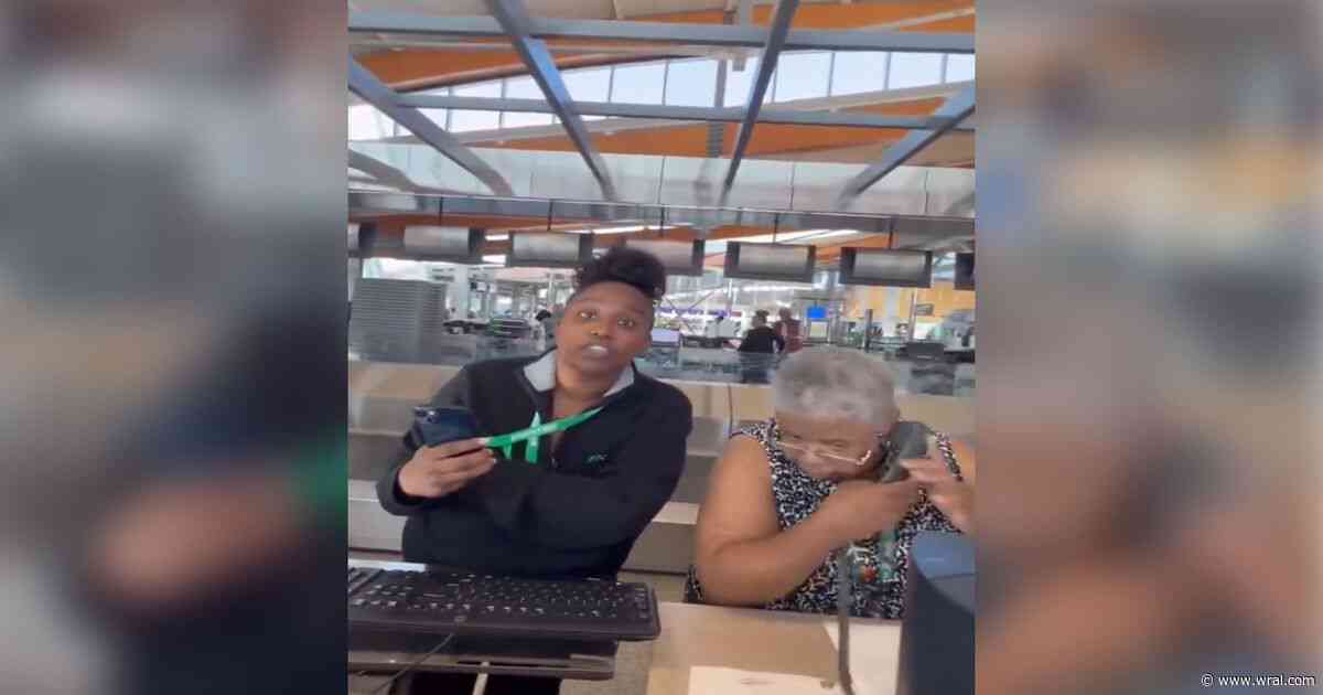 On cam: Employee mocks RDU passenger at Frontier Airlines check-in counter