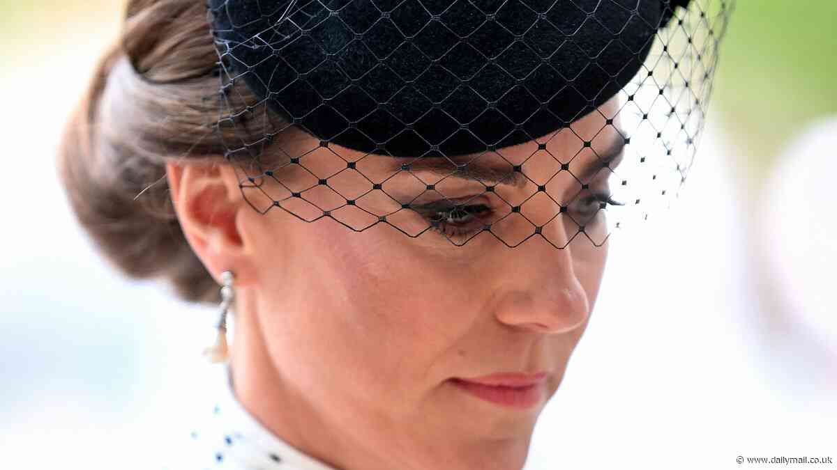 A soft smile and a poignant tribute to her mother-in-law, days after Harry's bombshell interview, Kate is a picture of elegance for VE Day