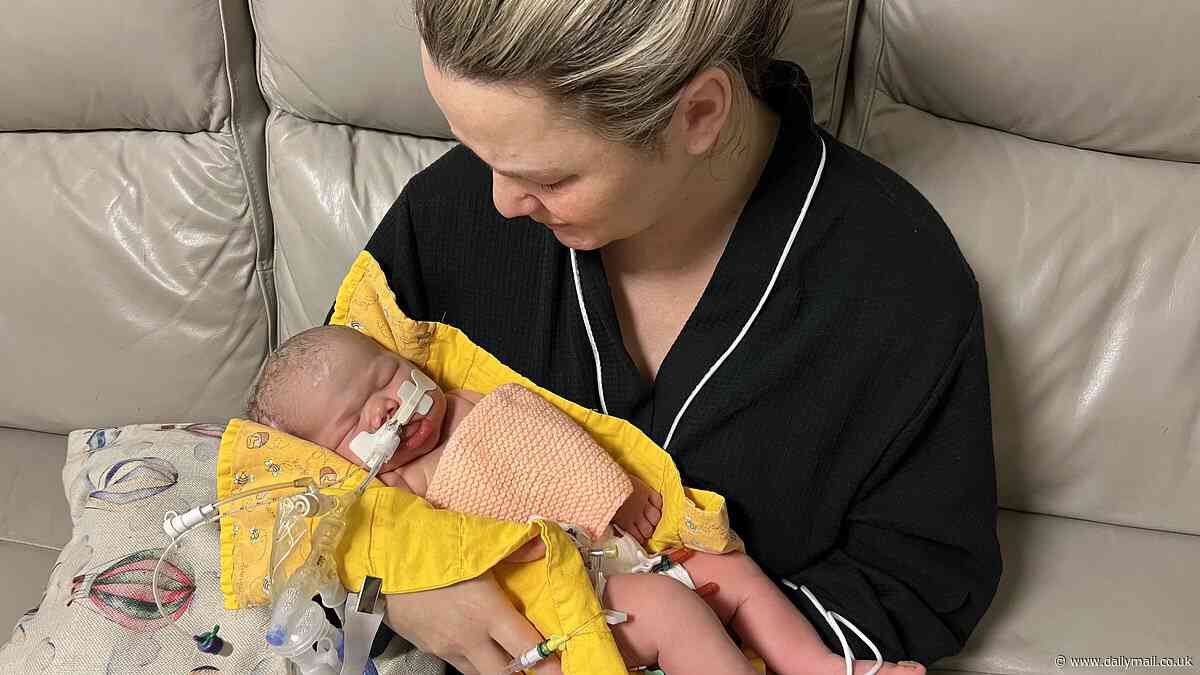 Baby died at just three days old after nurses 'laughed off' mum's plea for C-section which would have saved her life - and congratulated dad moments before admitting girl was 'born dead'