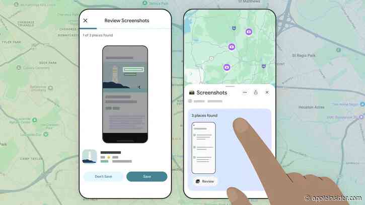 Google Maps for iOS uses Gemini to pull places from screenshots