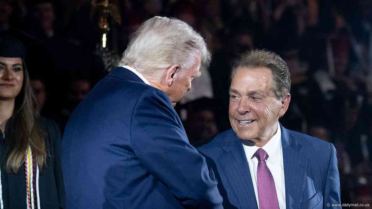 Legendary Alabama coach Nick Saban partners with Donald Trump to rein in NIL payments to college athletes