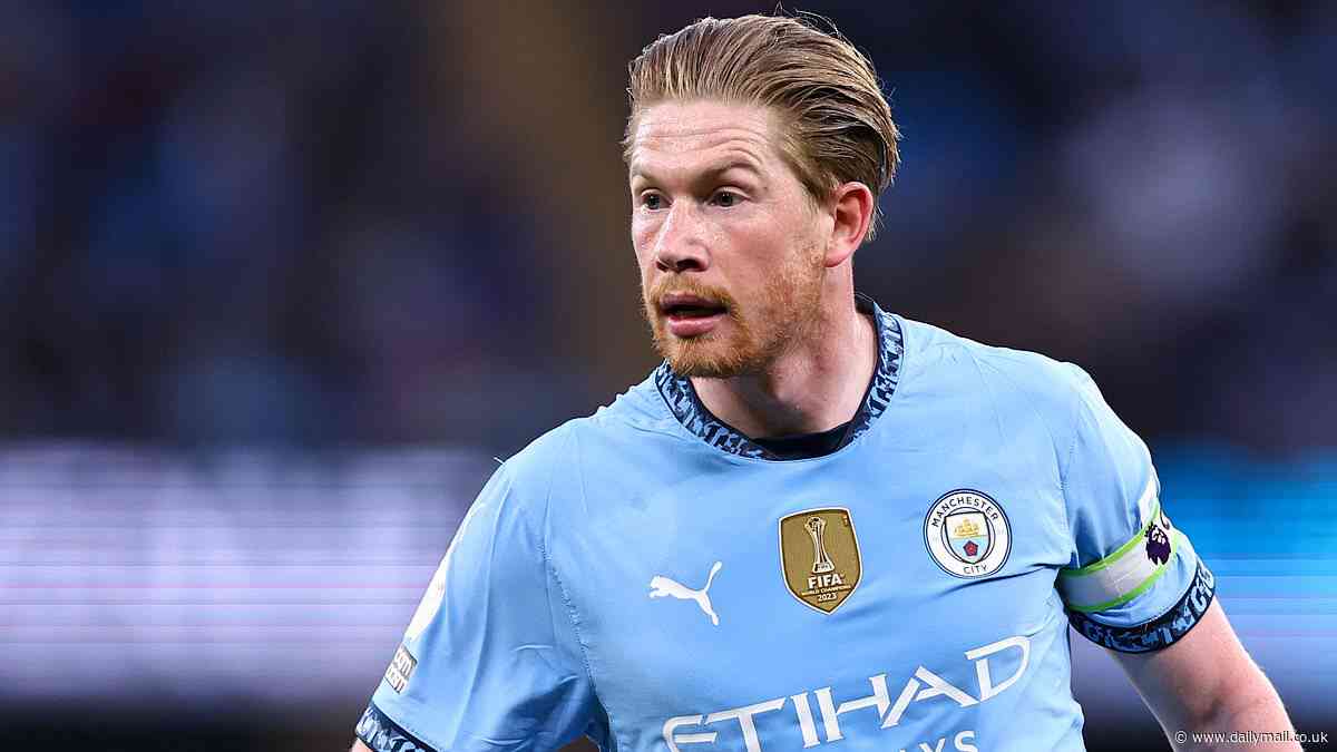 Kevin De Bruyne's representatives 'hold talks with Italian giants' as Serie A club aims to fend off Premier League and MLS rivals for outgoing Man City star