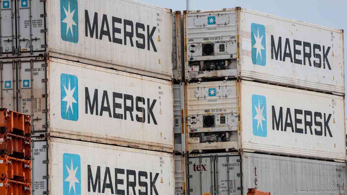Schifffahrt: Reederei Maersk kappt Prognose für Container-Aufkommen