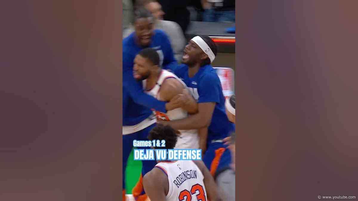 DEFENSE GIVES THE KNICKS A 2-0 LEAD ✋🚫 #knicks #nba #basketballshorts #nbaplayoffs