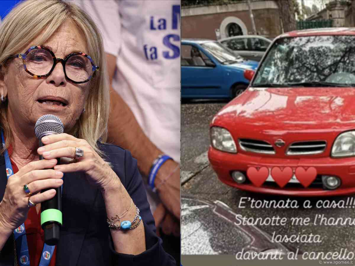 "Commossi dal suo appello". E i ladri riportano la macchina a Rita Dalla Chiesa.
