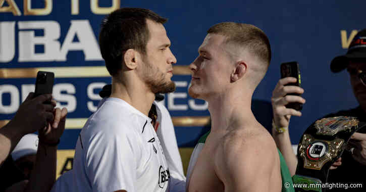 Paul Hughes expected Usman Nurmagomedov to delay rematch as long as possible: ‘He was almost broken in there’