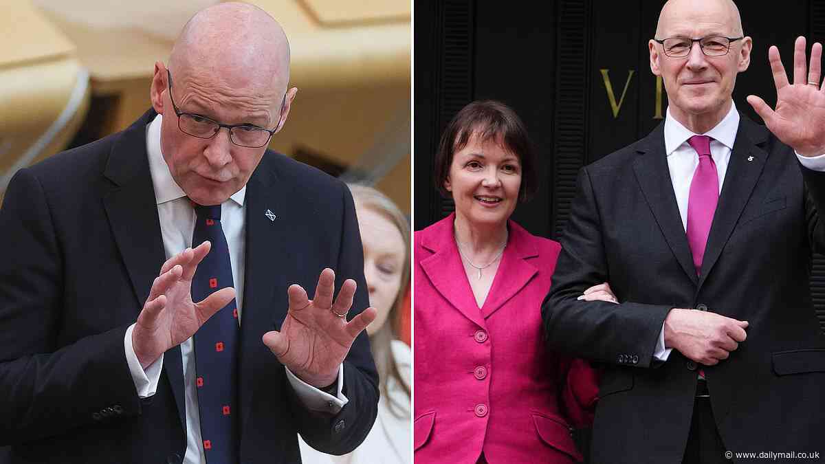 John Swinney will NOT back assisted dying bill when MSPs vote on the legislation on Tuesday