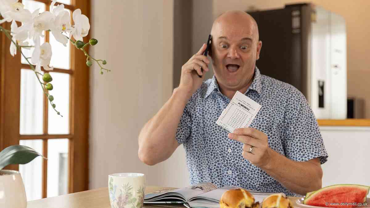 Aussie man's hilarious reaction after learning he won $30m Powerball jackpot