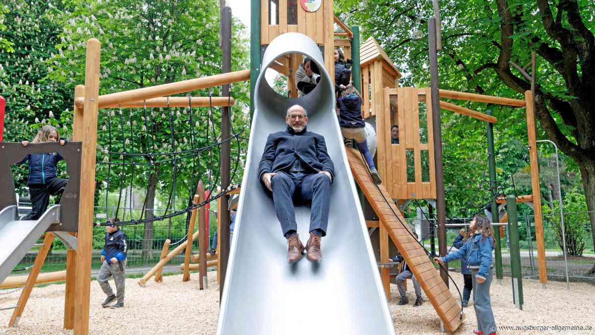 Im Wittelsbacher Park eröffnet eine neue Spielanlage im Römerstil