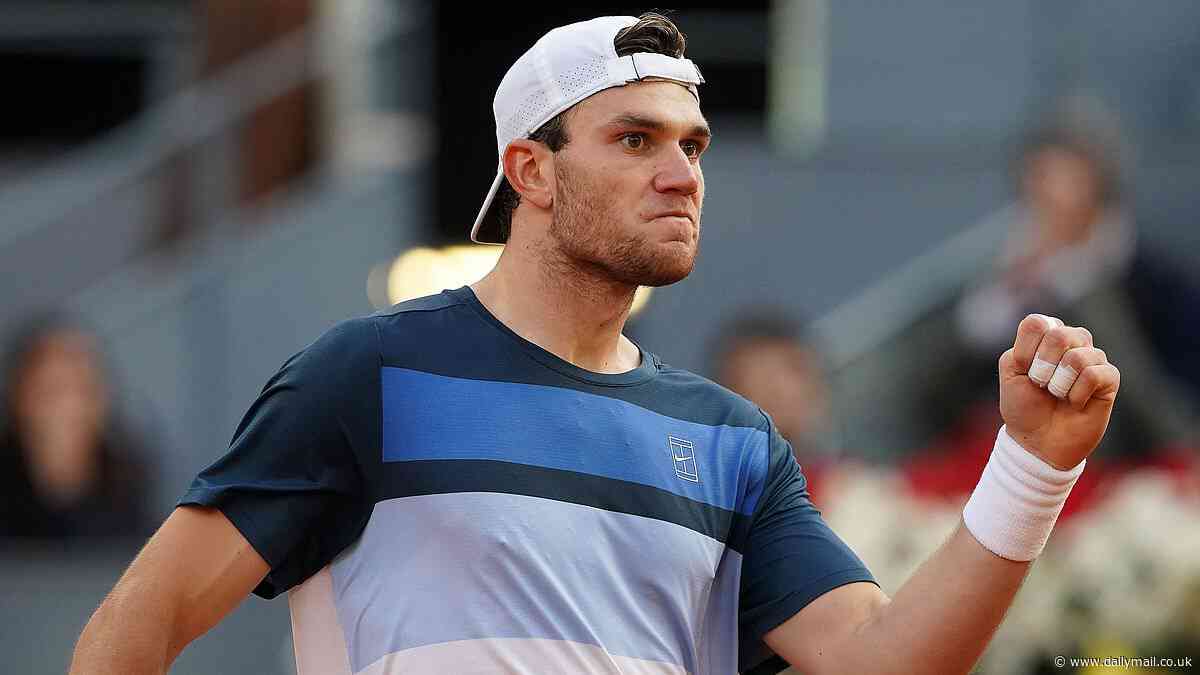 Jack Draper vows to 'compete like an animal' in Rome after rising to world No 5 - as he bids to back up run to the Madrid Open final