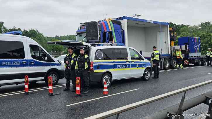 Rückkehr der 24-Stunden-Kontrollen an der Saalachbrücke zwischen Freilassing und Salzburg