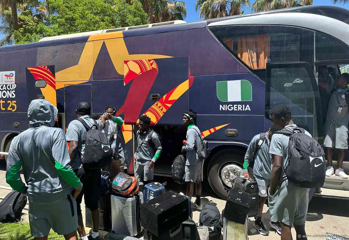 U-20 AFCON: Flying Eagles Arrive Ismailia Ahead Quarter-final Match