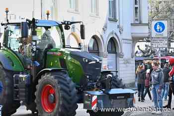 Landwirte sorgen beim Frühlingsfest in Bünde für Sicherheit