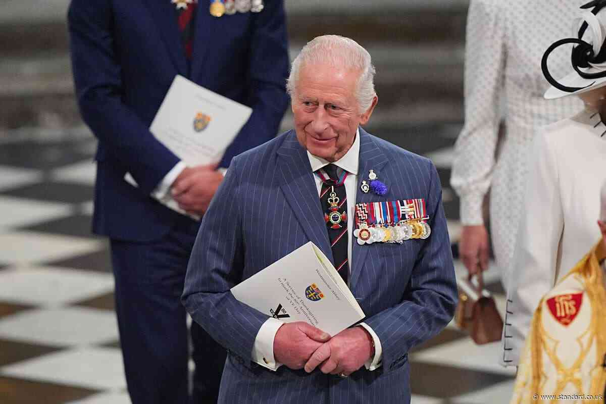 Archbishop calls for peace in Europe as King leads nation marking VE Day