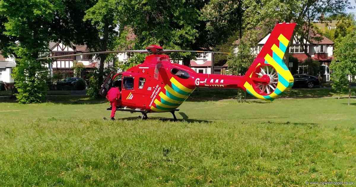 Air ambulance and police rush baby to hospital in Sutton: As it happened