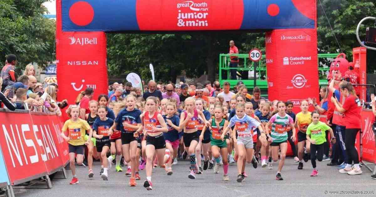 Junior and Mini Great North Run places sold out with 12,000 youngsters taking part