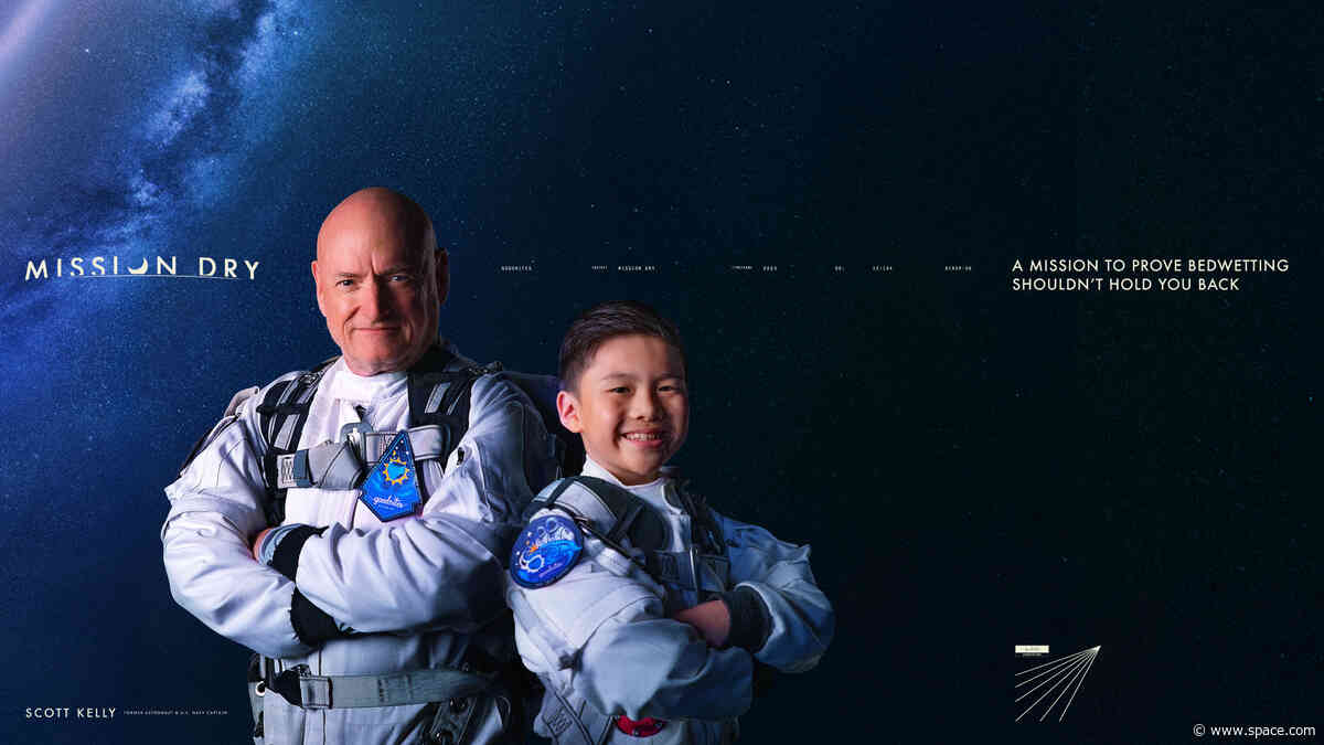 Astronaut Scott Kelly joins 'Mission Dry', stars in Goodnites underwear campaign film