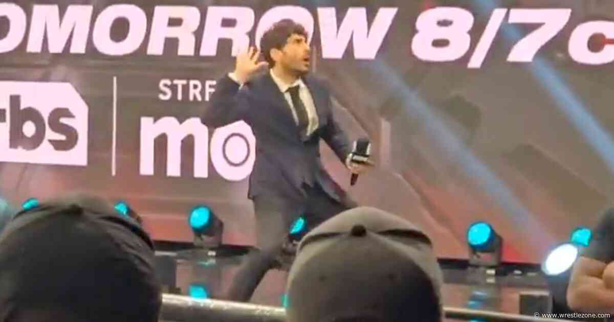 Tony Khan Shows Off His Mic Skills, ‘Guarantees’ AEW PPV Location