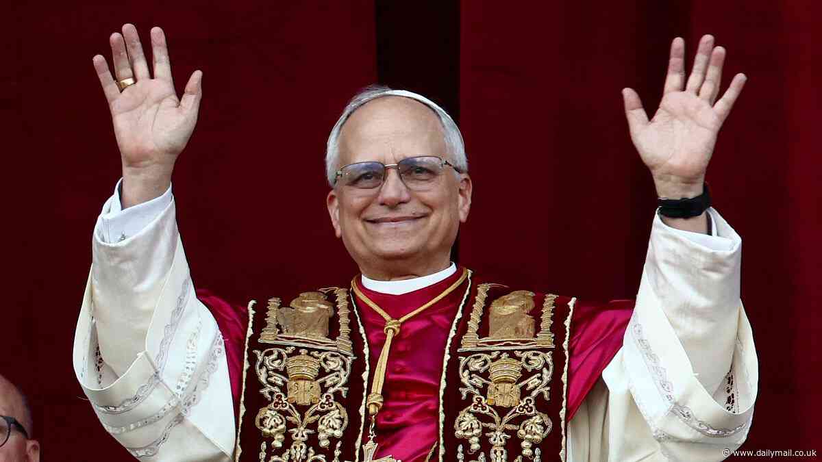 New pope is revealed: The 267th pontiff is named as cardinal announces 'Habemus Papam!' in front of thousands of cheering Catholics
