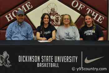 Jaycee Hurley from Torrington Picks Basketball at Dickinson State