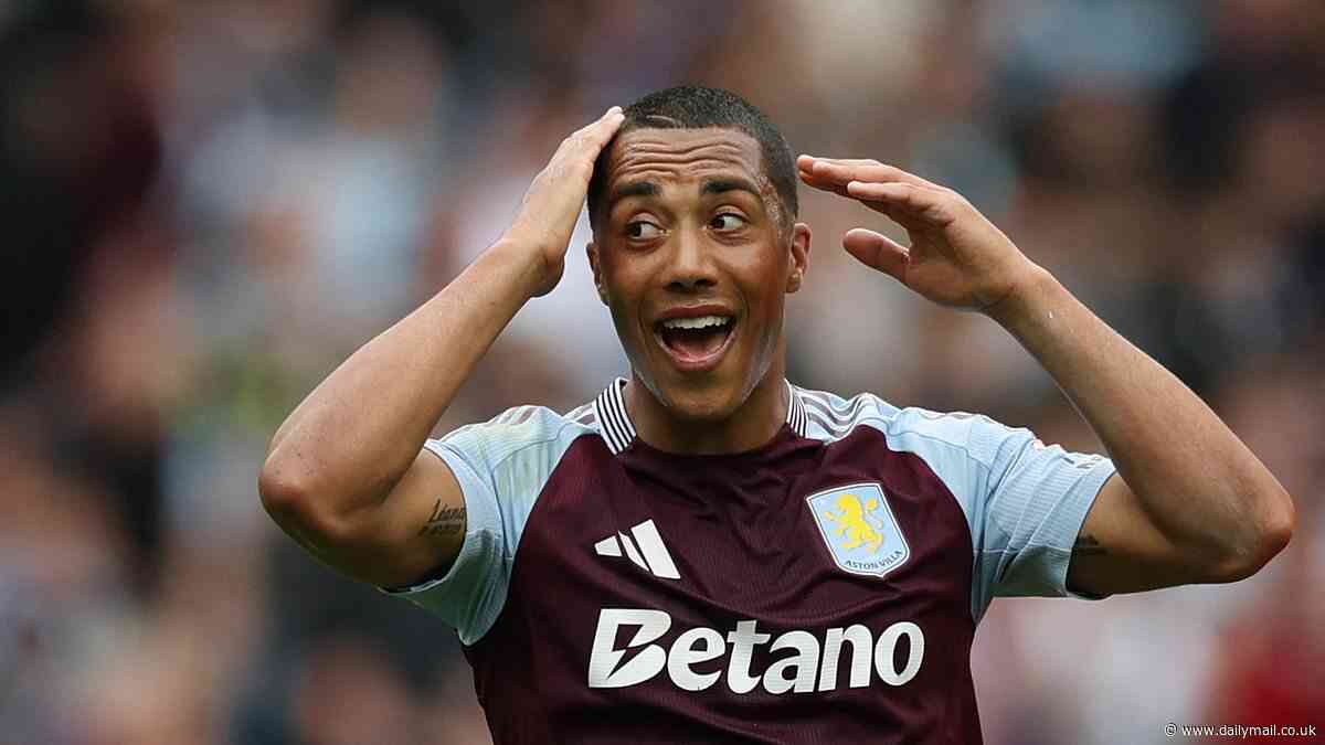 Youri Tielemans 'could miss the rest of the season with a muscle injury' in a major blow to Aston Villa's hopes of securing Champions League football